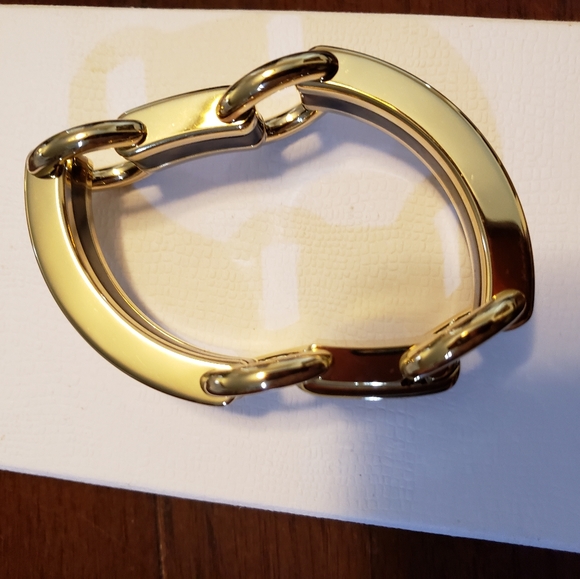 Michael Kors Tortoise Equestrian Link Bracelet - Picture 3 of 5